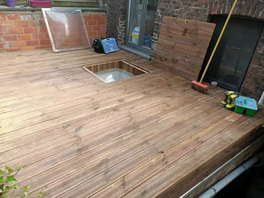 Terrasse bois — Liège centre